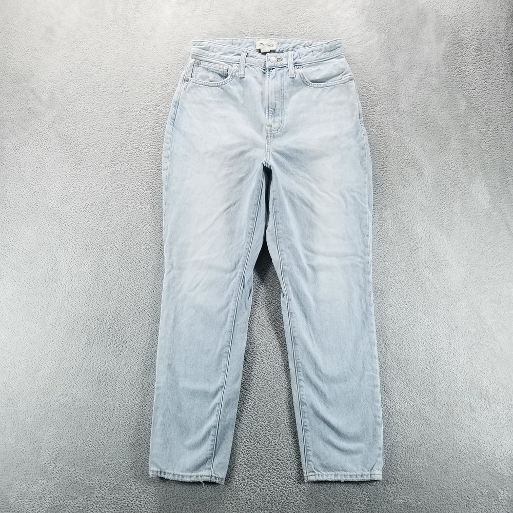 Madewell Jeans Womens 27 Blue Curvy Perfect Vintage Straight Light Wash